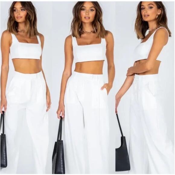 5 for $25| Princess Polly Square Neck Crop Bralette Top SIze 0 - Picture 1 of 7